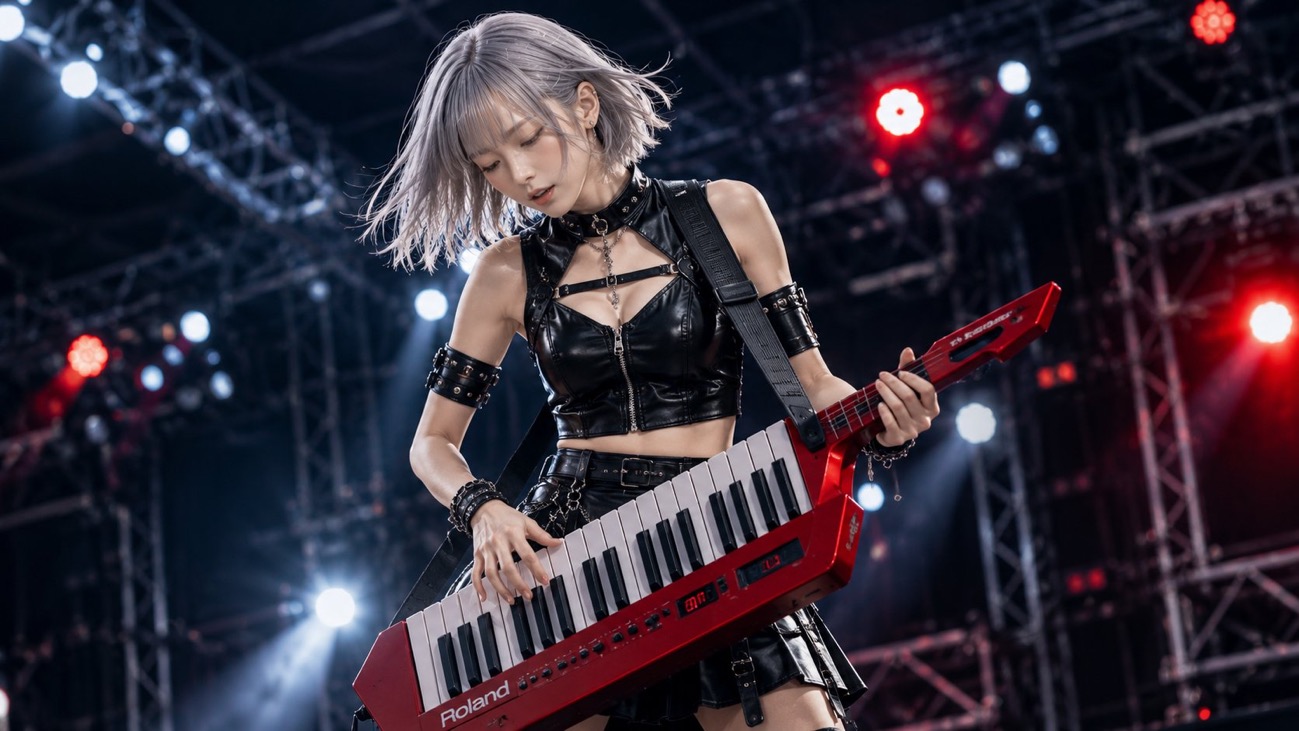 ステージ上のLuna