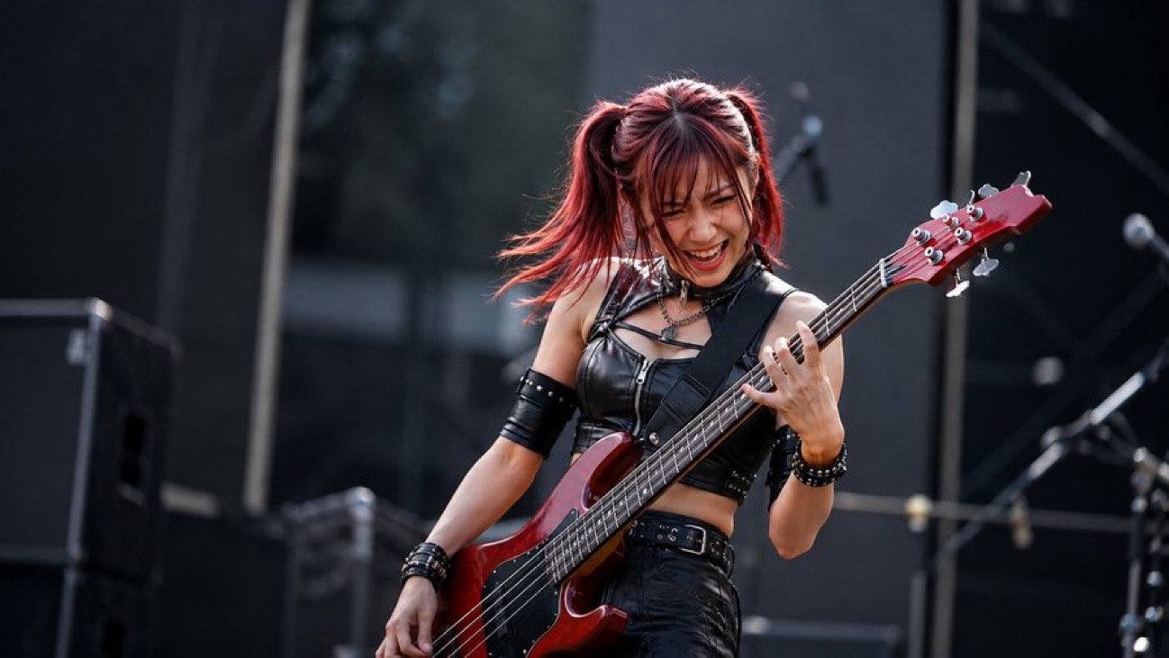 ステージ上のRuka
