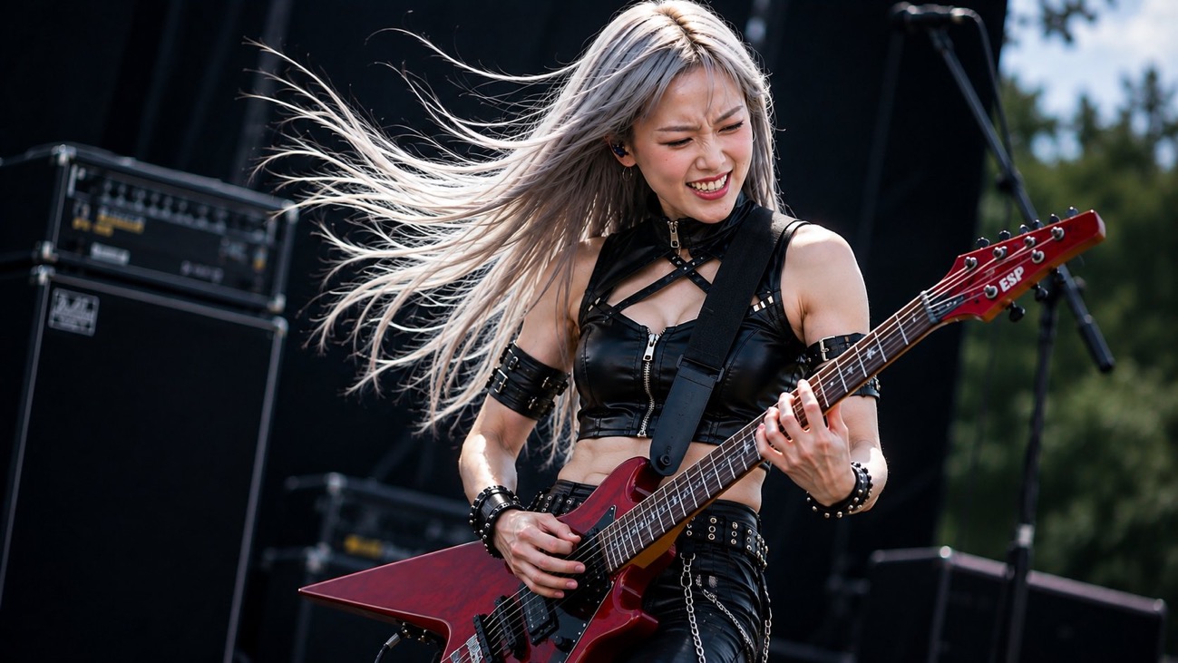 ステージ上のShion